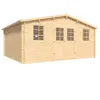 Image de Abri de jardin Vallo Cerland en bois ép.28 mm surface totale 19m²