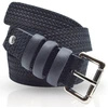 Image de Glove Story - Ceinture en Cuir & Croute de Cuir noire T.85/100