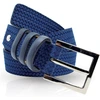 Image de Glove Story - Ceinture en Cuir & Croute de Cuir bleue T.100/115