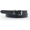 Image de Glove Story - Ceinture femme boucle passant studs ancre noir-Noir T.85/100