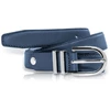Image de Glove Story - Ceinture en Cuir & Croute de Cuir bleue T.90/105