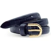 Image de Glove Story - Ceinture en Cuir & Croute de Cuir bleue T.95/110