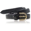 Image de Glove Story - Ceinture en Cuir & Croute de Cuir noire T.95/110