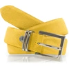 Image de Glove Story - Ceinture en Cuir & Croute de Cuir moutarde T.100/115