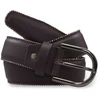 Image de Glove Story - Ceinture en Cuir & Croute de Cuir marron T.90/105