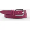 Image de Glove Story - Ceinture en Cuir de vachette femme largeur 25mm ctf037 fuchsia-Fuchsia T.90/105