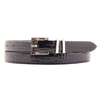 Image de Glove Story - Ceinture en Cuir & Croute de Cuir bleue T.90/105