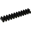 Image de Barrette 2 x 12 noire Dhome - Section 6 mm²