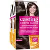 Image de L'Oréal Paris Casting Crème Gloss Coloration Ton sur Ton pour Cheveux - Sans Ammoniaque - Châtain Foncé Corsé (300) - Lot de 2