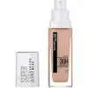 Image de Maybelline New-York - Fond de Teint Liquide Longue Tenue, Sans Transfert, Haute Couvrance - Superstay Active Wear 30h - Teinte : Beige Éclat (20) - Contenance : 30 ml