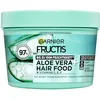 Image de Garnier Fructis Masque capillaire à l'aloe vera sans rinçage pour cheveux normaux à secs, plus de souplesse et de brillance, hydratation intense, sans silicone, nourriture capillaire, 3 en 1, 400 ml