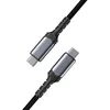 Image de Textorm Câble USB-C 4.0 40 Gbps - Mâle/Mâle - Noir - 0.5 m