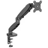 Image de INOVU SBA1 Noir - Support Bureau pour 1 écran - Support écran PC 15 à 27 Pouces / 7 kg - Bras pour 1 écran - Compatible écran incurvé - VESA 75x75 ou 100x100 mm - Espace Gestion de câbles - Noir