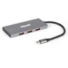 Image de INOVU INHUB3A3CPD - Hub USB-C 7 Ports : 3X USB-A, 3X USB-C et 1x USB-C avec Charge jusqu'à 100W - 3.1/3.2 Gen 2 - Taux de Transfert jusqu'à 10 Gbps - Compatibilité avec PC Portable, MacBook et iMac