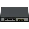 Image de TEXTORM Switch 4 Ports 2.5 GbE + 2 Ports SFP+ 10G - SW2G4SFP+ - Non manageable - RJ45 10/100/1000/2500 Mbps + 2 Ports SFP+ 10G - Silencieux - Plug & Play - Usage Domestique et Professionnel