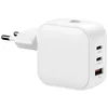 Image de INOVU Chargeur Secteur Universel USB-C jusqu'à 70W GaN - 1x USB-C 70W et 1x USB-A 30W - Compatible Power Delivery et Quick Charge 3.0 - Idéal pour PC Portable, Smartphone, Tablette