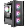 Image de Fox Spirit MG2 - Boîtier PC - Mini Tour - Façade Mesh - Compatible avec Carte mère Micro ATX, Mini ITX - Panneau latéral en Verre trempé - Noir