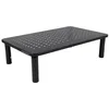 Image de INOVU Réhausseur/Support écran   Support Moniteur Acier, 3 hauteurs réglables 100/120/140 mm, Charge 20 kg, Pieds antidérapants, Montage sans Outils