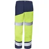 Image de Cepovett - Pantalon de Travail Fluo Safe XP S - Jaune/Bleu Marine