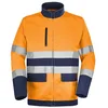 Image de CEPOVETT BLOUSON FLUO BASE XP ORANGE FLUO/BLEU MARINE XL - Vêtements haute visibilité