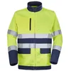 Image de CEPOVETT BLOUSON FLUO BASE XP JAUNE FLUO/BLEU MARINE M - Vêtements haute visibilité