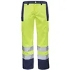 Image de CEPOVETT Pantalon Fluo Base XP Jaune Fluo/Bleu Marine S - FR(40-42) - Vêtements Haute visibilité