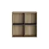 Image de Bibliotheque 2x2 cases WATSON coloris bois clair