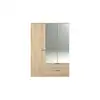 Image de Armoire 3 portes 2 tiroirs OPUS coloris ch ne corvo
