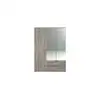 Image de Armoire 3 portes 2 tiroirs OPUS coloris chêne corvo gris