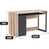Image de Bureau 120 cm BOWIE