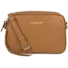 Image de LANCASTER Petit sac trotteur en cuir Ref 41909 Camel 19 * 14 * 6