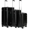Image de LANCASTER Set de 3 Bagages, Noir, XXL, Noir, XXL