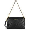 Image de LANCASTER | Soft Matelassé - Pochette Cuir de Vachette Pleine Fleur Noir