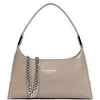 Image de LANCASTER | Suave Ace - Petit Sac à Main Refente de Cuir de Vachette Lisse Galet Fonce