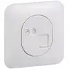 Image de Prise RJ45 CAT5 UTP encastré pour téléphone avec plaque fixation vis OVALIS SCHNEIDER S260471