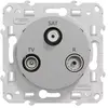Image de Mécanisme prise TV-FM-SAT Schneider Electric Odace aluminium