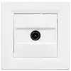 Image de Prise TV encastrable SCHNEIDER Asfora EPH3200121 connecteur mâle - 9,5 mm -blanc