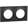 Image de Plaque de finition 2 postes Schneider Electric Odace Styl S54C704 coloris anthracite avec liseré anthracite l.156 x P.10 x H.85 mm