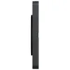 Image de Plaque de finition 3 postes Schneider Electric Odace Touch S540806P4 coloris bois de zébrano avec liseré anthracite l.227 x P.10 x H.85 mm