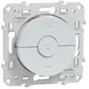 Image de Interrupteur commande volet-roulant à vis 3 boutons montée/descente/stop Schneider Electric Odace recyclé blanc