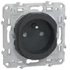 Image de Mécanisme prise avec terre Schneider Electric Ovalis anthracite