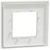 Image de Plaque de finition 1 poste Schneider Electric Unica Déco Essentielle NU600218 coloris blanc l.88,6 x P.10,25 x H.85 mm