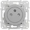 Image de Prise de courant avec terre affleurante 16A Schneider Electric Odace aluminium