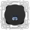 Image de Prise RJ45, Cat6 STP grade 2TV min à grade 3TV, noir onyx, Odace