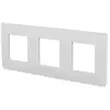 Image de Plaque de finition 3 postes Schneider Electric Unica Studio NU200618F coloris blanc l.227 x P.10 x H.85 mm