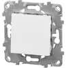 Image de Interrupteur poussoir connexion rapide 10A Schneider Electric Unica Déco blanc