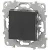 Image de Interrupteur poussoir connexion rapide 10A Schneider Electric Unica Déco anthracite