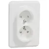 Image de Prise double avec terre Schneider Electric Unica Déco blanc