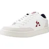 Image de Le Coq Sportif - COURTNET Optical White/Dress Blue - Baskets Homme Cuir Synthétique Textile Caoutchouc Design Classique pour Usage Quotidien - Taille 42 EU - Bicolore