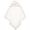 Image de Tartine et Chocolat Cape de Bain Toile de Jouy pêche